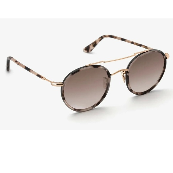 NWT. KREWE PORTER | 24K TITANIUM + MATTE BLACK + MATTE SUNDAY TORTOISE MIRRORED - Picture 3 of 16